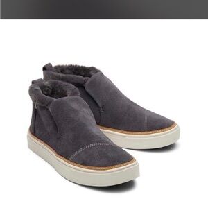 Tom’s Paxton Gray faux Fur-Lined Sneakers